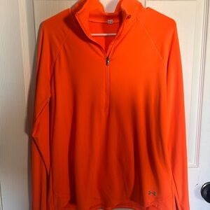 Under Armour Vibrant Orange Half-Zip Top